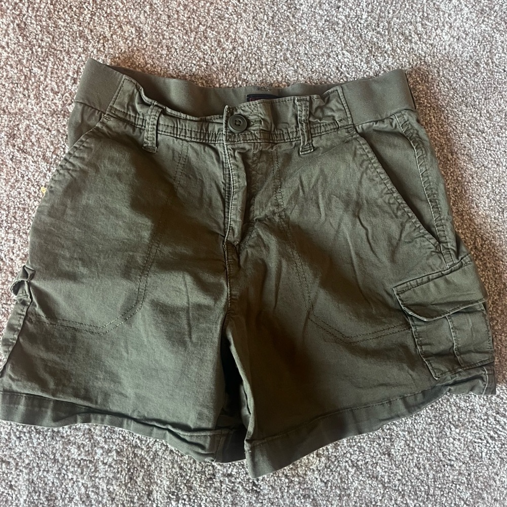 Lee Women's Forest Green Cargo Shorts